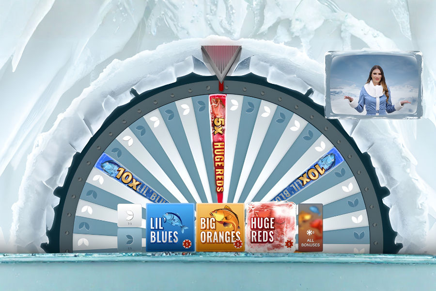 demo play of ice fishing by evolution gaming